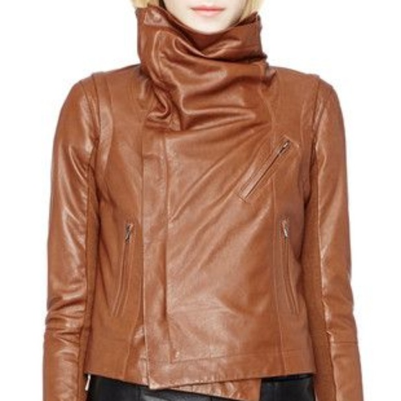 Veda Jackets & Blazers - EUC leather Veda Max Classic Convertible Jacket, S